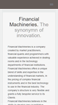 Mobile Screenshot of financial-machineries.com